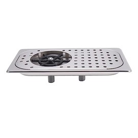 Glass Rinser, Countertop Commercial Pitcher Rinser, High Pressure Cup Washer, Stainless Steel Cup Washer with Drain Drip Tray Hose for Home Kitchen, Restaurant, Bar, Coffee