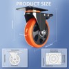 Casters Set of 4 Heavy Duty,5 Inch Caster Wheels with