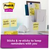 Post-it 3321-SSCY Super Sticky Notes, 3 x 3", Canary Yellow,