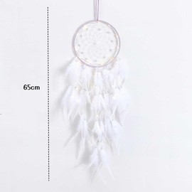 Dream Catcher Wall Hanging Feather Decoration, Hand Knitted, Dream Network, Artistic Feel, Mysterious, Sweet Dreams, Happiness, Wind Chime, Maiden Heart, Stylish, Precision, Room, Bedroom, Home Decor