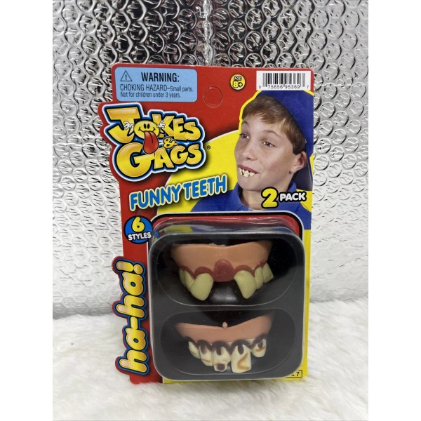 Ja-Ru Jokes And Gags Funny Teeth 2 Pack Billie Bob