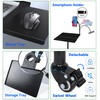 Asltoy Projector Tripod Stand with Wheels Adjustable Height Laptop Tripod