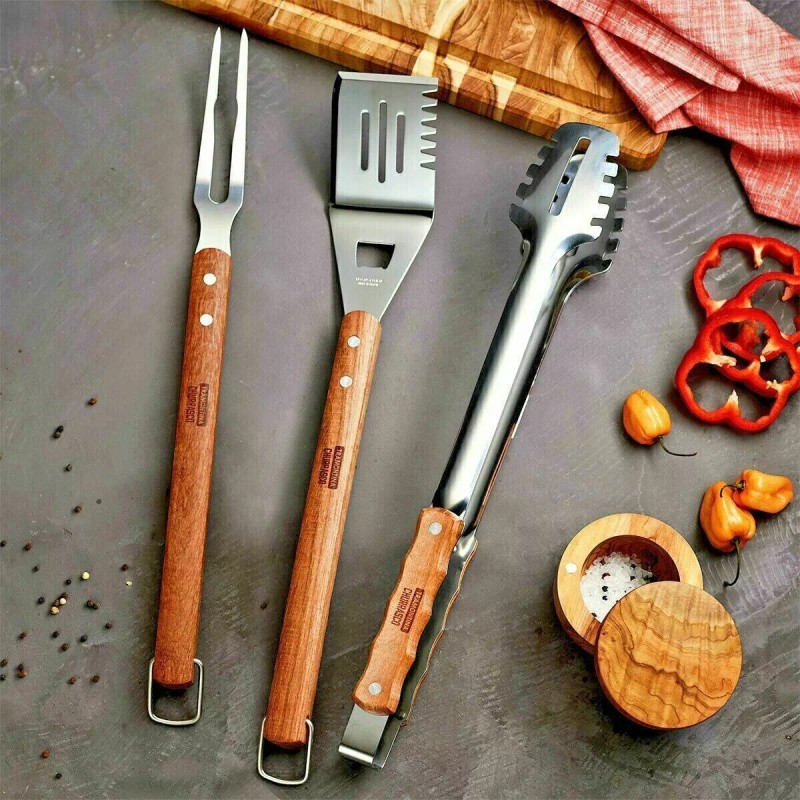 Tramontina 3 Piece Stainless Steel BBQ Tool Set
