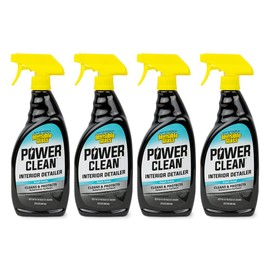 Invisible Glass 92024-4PK Power Clean Automotive Interior Detailer Cleaner Protectant and Conditioner to Restore Interior Surfaces Prevent Fading, 22 Fl Oz, Pack of 4
