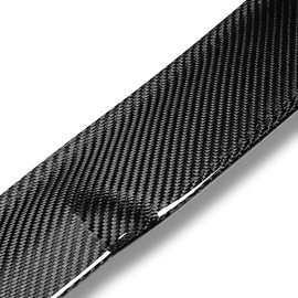 Auto Dynasty V-Style Rear Car Roof Window Spoiler Wing Compatible with Toyota Camry 2018-2022, Glossy Black, Carbon Fiber