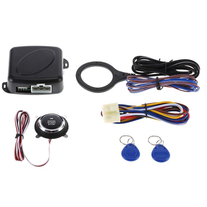 Qook Car Alarm Engine Lock Ignition Switch Keyless Entry System