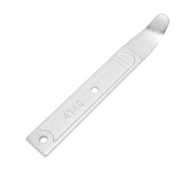 4140 Pry Steel Tool, 6.65in Steel Pry Bar Metal Skin Wedge Prybar Tool Pry Tool for Removes Trim Paneling Fasteners