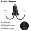 DC12V-48V-10A Waterproof Remote Switch,Mini Wireless Switch