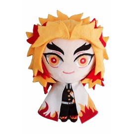 QZhenYBao Anime Rengoku Kyoujurou Plush Toy Cartoon Soft Stuffed Plush Home Decoration Birthday Gift (Yellow)