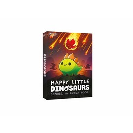 TeeTurtle Happy Little Dinosaurs Card Game for Adults and Children, Prevents Disasters and Survives the Apocalypse! Ages 8+, for 2 to 4 Players, 30-60 Minutes per Game, Spanish