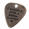 JUPPE Retirement Gifts For Grandfather, Metal Guitar Pick, I Couldn't