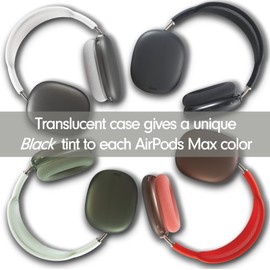 Sonix Protective Case Cover for AirPods Max Headphones | Frosted Matte Series | Frosted Matte Black