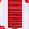1 x 7 Day Weekly Pill Box 4 Compartments English