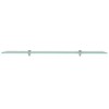 TREATLIFE HOME Floating Shelf Clear Tempered Safety Glass, 39.4" x