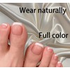 sandanfine French simple toenails, suitable for all kinds of shoes,