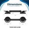 Heavy Duty Grab Bar with Large Suction Cups for Shower