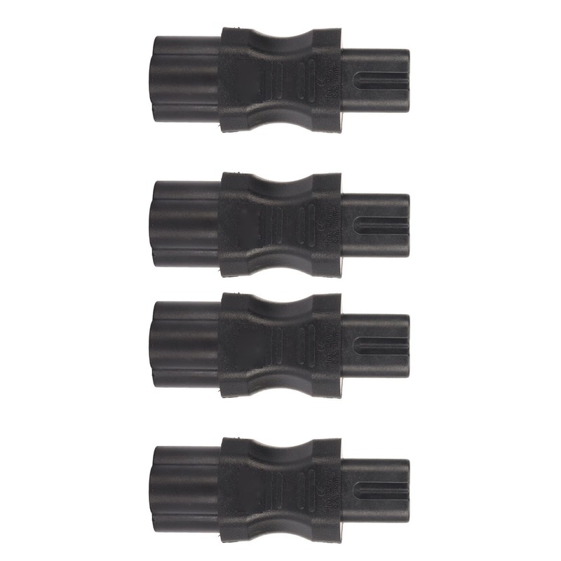 4PCS IEC320 C6 to IEC320 C7 Power Adapter Plug and