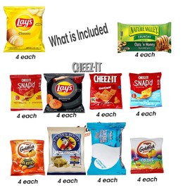 Snacks Variety Pack for Adults, College Students, Kids, Birthday Partys | The ultimate Food Assortment and Variety Gifts Snack Care Package. (4O PACK)