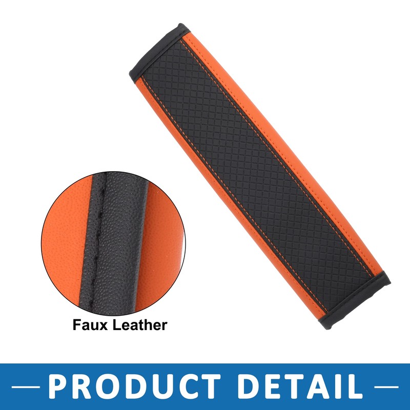 A ABSOPRO Pack of 2 Car Seat Belt Cover Mat