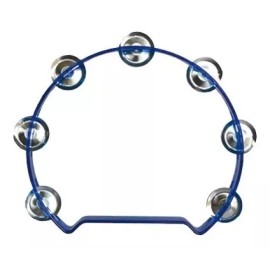 Hacer y Aprender 2 Panderos De Plástico Mediano 17x15 Cm, De Colores Musical