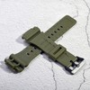 OliBoPo Waterproof Natural Resin Replacement Watch Band for Casio SGW-300H