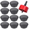 10PCS Desk Grommet, Table Cable Grommet 60mm with Hole Saw,