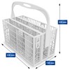 VIOKS Cutlery Basket for Dishwashers with Handle 3-Piece Replacement for
