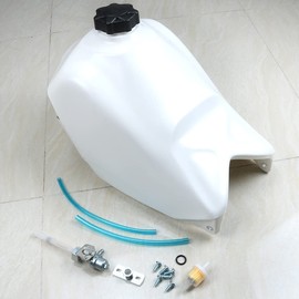 WHITE Plastic Gas Fuel Tank Cap Petcock Kit For HONDA ATC350X ATC 350X 1985-1986