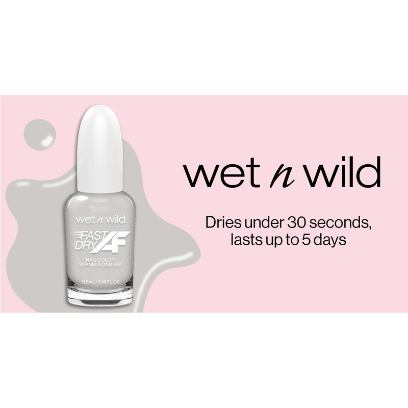 wet n wild Fast Dry AF Nail Polish, Quick 40