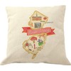DrupsCo New Jersey Pillow Covers 18x18 - Cotton Linen New