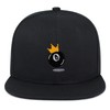 8 Ball Hip-Hop Snapback Hat Embroidered Black Baseball Cap Billard