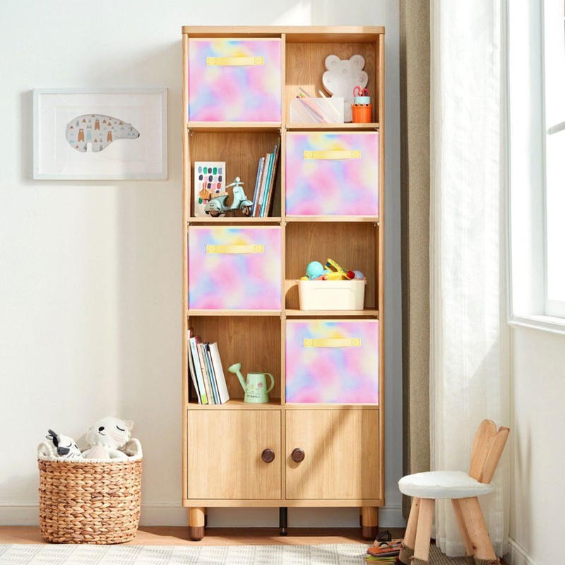 ShellKingdom Storage Bins, Foldable Fabric Storage Cubes And Cloth Storage