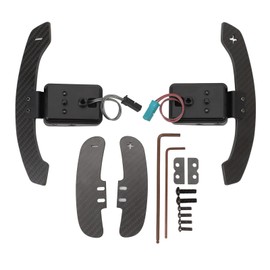 1 Pair Steering Wheel Shift Paddle Magnetic Carbon Fiber Paddle Shifter Extensions for 1 Series F20 F21 2 Series F22 F23 F45 F46