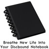 Discbound Half-Letter Size Lined Paper Refill, 250 Sheets (500 Pages),