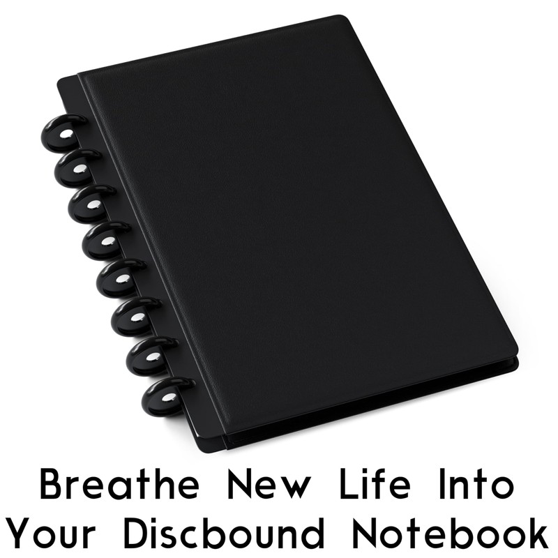 Discbound Half-Letter Size Lined Paper Refill, 250 Sheets (500 Pages),