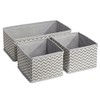 mDesign Fabric Storage Boxes – Fabric Box in Two Sizes
