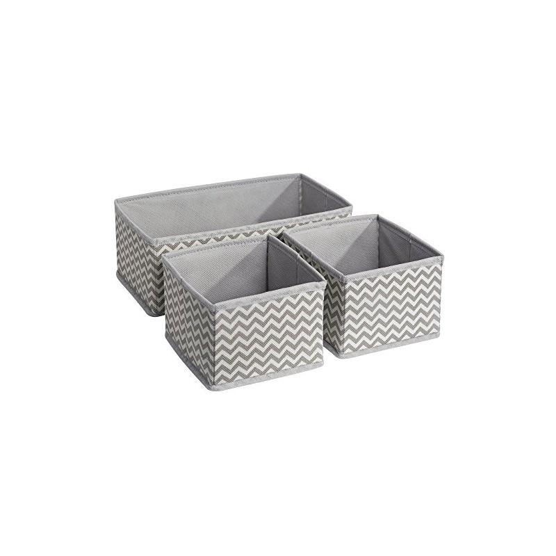 mDesign Fabric Storage Boxes – Fabric Box in Two Sizes
