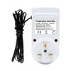 POFET Digital Display Thermostat 230V Thermostat Socket Countdown Switch Socket