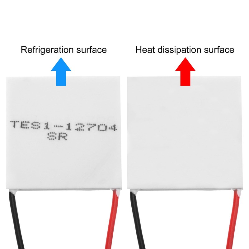 sourcing map TES1-12704 Semiconductor Refrigeration Tablets 15.8V 4A 36W Heatsink