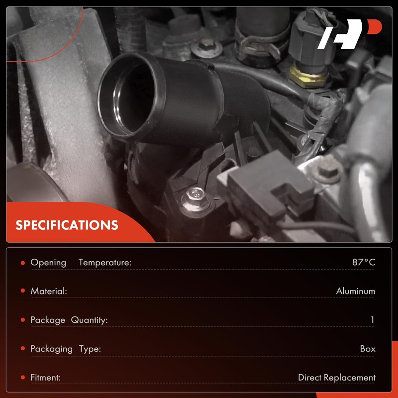 A-Premium Engine Coolant Thermostat Housing Assembly Compatible with Volkswagen Touareg