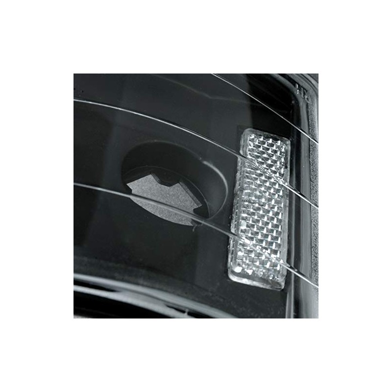 Spec-D Tuning Black Housing Clear Lens 4 PC Corner Lights