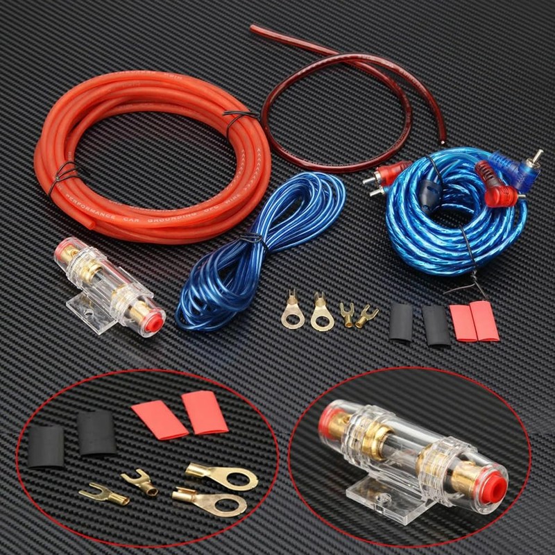 DollaTek Car Subwoofer Wire Kits Amp Wiring Kit with Fuse