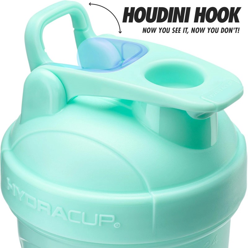 ProFlow [2 Pack] 28 oz Shaker Bottles for Protein Shakes,