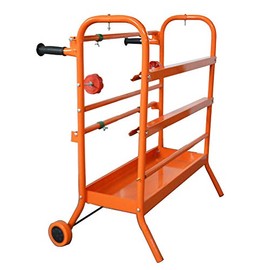 INTSUPERMAI Mobile Masking Paper Stand Masking Paper Machine Station Masking Roll Paint Paper Tape Dispenser Stand Masker Paper Tape Dispenser Masking Tree Station for Masking Film 23inch