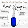 ADVANCED ASCENT Cobalt Blue Glass 1 oz with Nasal Sprayer