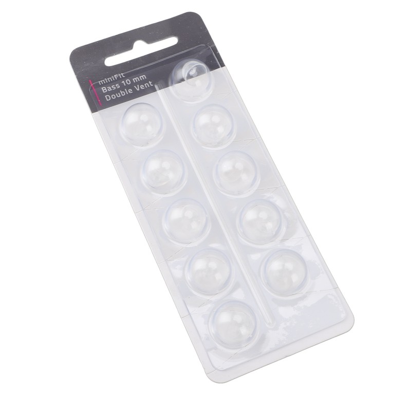 10pcs Double Vent Bass Dome Accessory Single Layer Double Vent