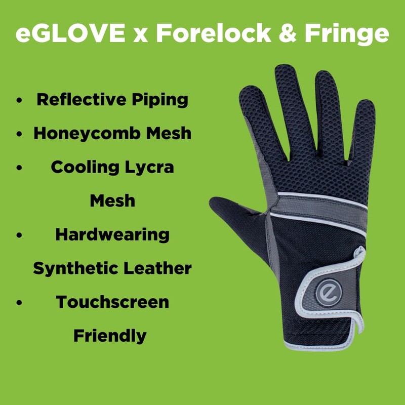 eGlove - eQUEST GripPro X-LITE Horse Riding Gloves - Lightweight,