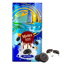 Meltz Pistachio Dubai Chocolate Bar Orieo 192g - Filled With Premium Cream Crispy Kataifi (Pack of 1)