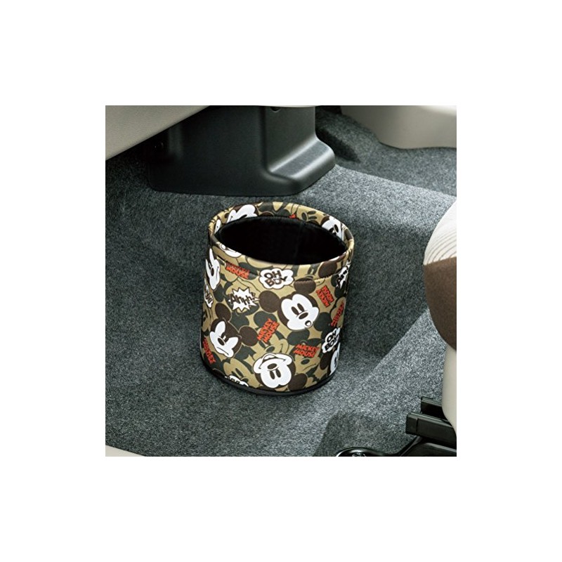 ボンフォーム(BONFORM) 車用ゴミ箱 ディズニー/ミッキー ミッキーパターン 軽/普通車 マルチボックス マルチボックス ベージュ 7276-43BE