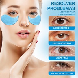 Parches para contorno de ojos Acido Hialuronico - mascarilla para contorno de ojos con Acido Hialuronico - Parches para ojos - antiarrugas de ojos 60 piezas